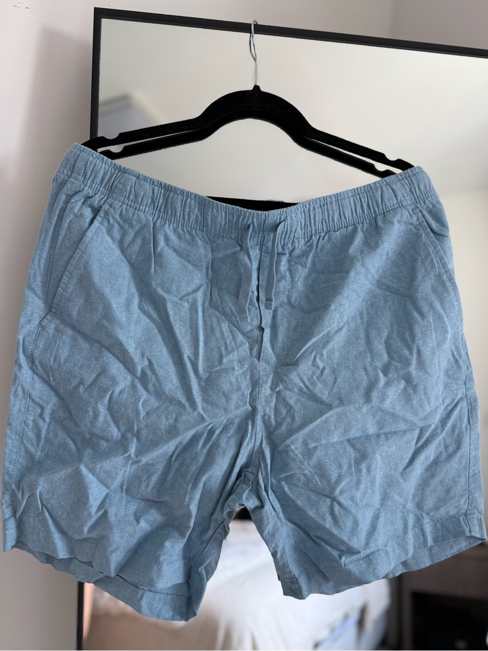 Old Navy Light Blue Drawstring Men’s Shorts